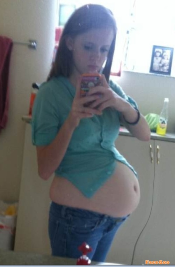 Skinny Teen Pregnant Solo